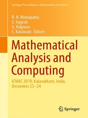 cover image of Mathematical Analysis and Computing